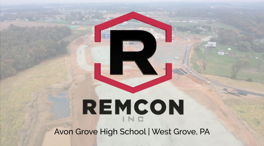 Remcon Inc. | Avon Grove High School Excavation 2021